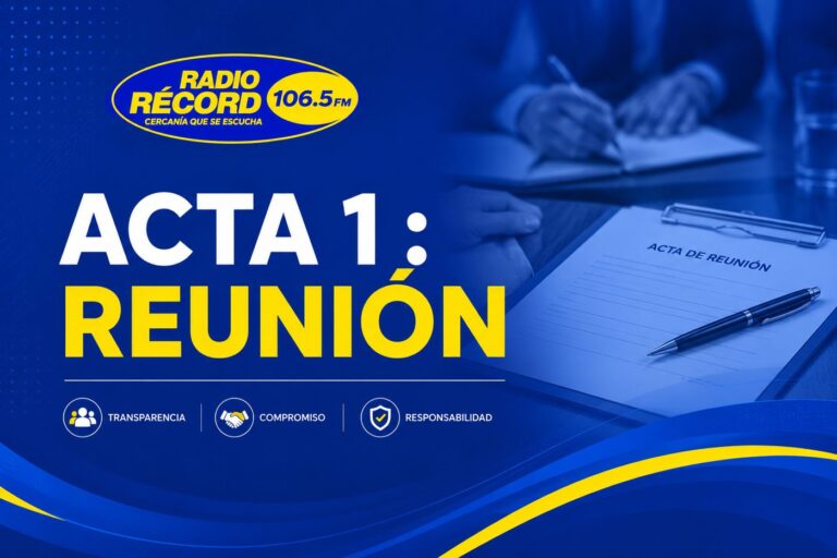 Acta 1 Reunión